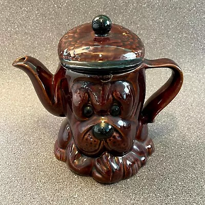 P & K Droopy Dog Glazed Ceramic Teapot Price Kensington Brown England Vtg • £9.99