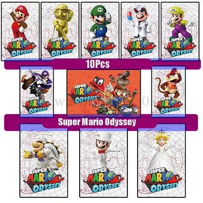 $20.89 • Buy 10Pcs Set NFC Amiibo Compatible Card For Nintendo Switch Super Mario Odyssey