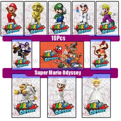 $20.89 • Buy 10Pcs Set NFC Amiibo Compatible Card For Nintendo Switch Super Mario Odyssey