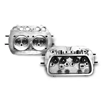 New Vw 1600 Dual Port Head Complete Ready To Bolt On Stock Bore Size 85.5 Pair • $549.95