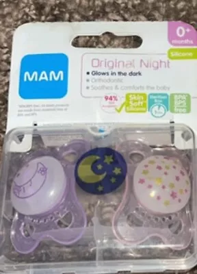 Mam Original Night Dummies 0m+ • £13.99