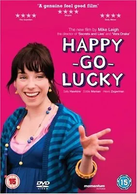 Happy-Go-Lucky DVD (2008) Sally Hawkins Leigh (DIR) Cert 15 Fast And FREE P & P • £1.99