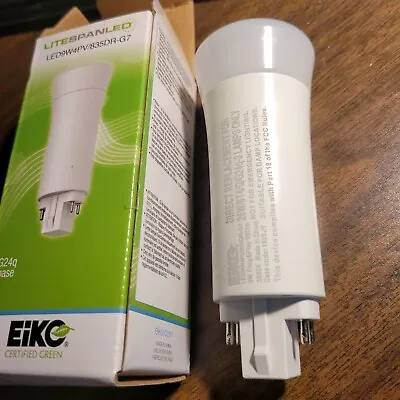 Eiko LED9W4PV/840DR-G7 Litespanled 9W LED Bulb G24Q Base • $10
