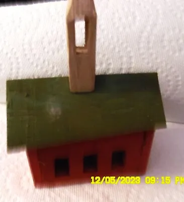 Wooden Church  Farmhouse Decor  Miniature House  HANDMADE/HANDPAINTED • $11.99