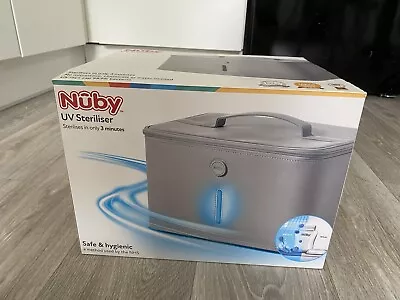 Nuby 30113 UV Baby Bottle Steriliser - Grey • £45