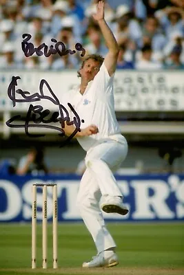 £34.99 • Buy Ian Beefy Botham Hand Signed 6x4 Photo England Cricket Genuine Autograph + COA