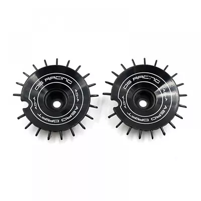 DS RACING 1/10 RC Drift Aero Wheel Covers Black SLOPE For Drift Element Wheels • $6.98