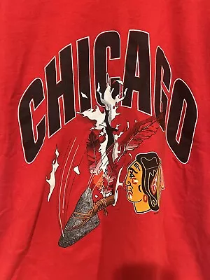 Vintage NHL Chicago Blackhawks Hockey Men’s T-Shirt RARE XL • $29.99