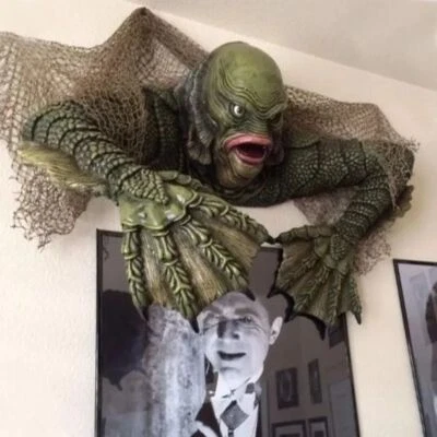 £24.68 • Buy Halloween Creation From The Black Lagoon Grave Creature Lizard Man Garden Statue