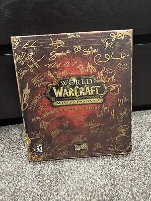 World Of Warcraft MISTS OF PANDARIA Collector's Edition NEW & AUTOGRAPHED! • $300