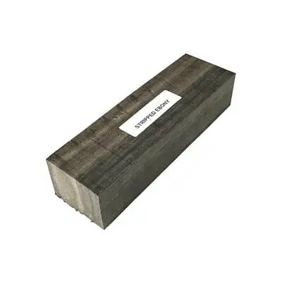 Macassar Ebony/Striped Ebony Turning Wood Blank Carving Block 1  X 1  X 6  • $13.90