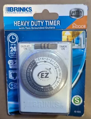Brinks Heavy Duty EZ Dial Indoor Analog Mechanical Timer  • $10