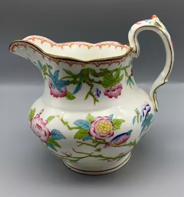 Vintage Mintons Made In England Decorative Small Pitcher With Floral Design • $28.50