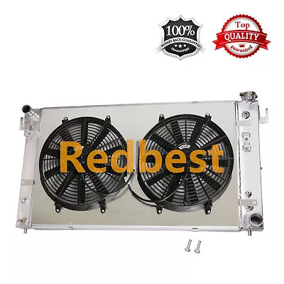 4 Row Radiator+Shroud+12 *2Fan For 94-02 Dodge Ram 2500 3500 Cummins V8 Diesel • $317