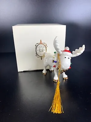 $47 • Buy Lenox Annual Moose Ornament - Holiday Moosechief, 2003, New In Box
