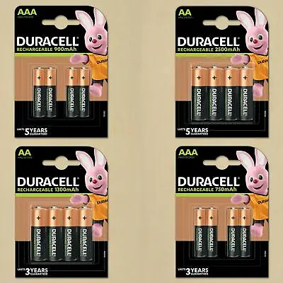 Duracell Rechargeable Batteries Ultra Plus Duralock NiMH Pre Stay Charge Battery • £16.99