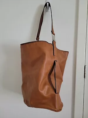 Zara Brown Bag Purse Bucket  • $15