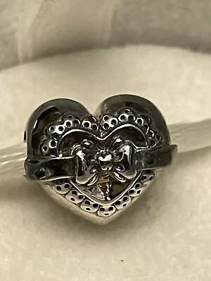 Heart Cham 925 Sterling Silver In Heart Figure By Chamilia • £15