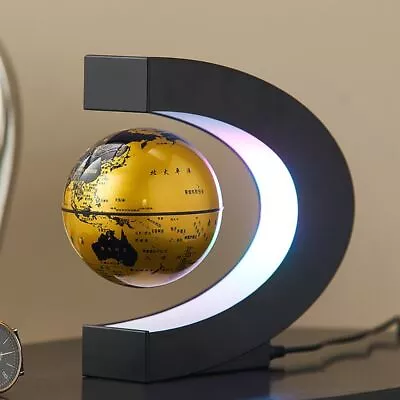 £55 • Buy World Map Levitation Globe Floating Magnetic Modern Electronic Antigravity Lamp