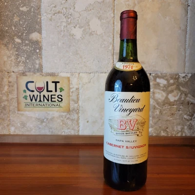 $199.99 • Buy 1974 Beaulieu BV Cabernet Sauvignon Wine, Napa Valley