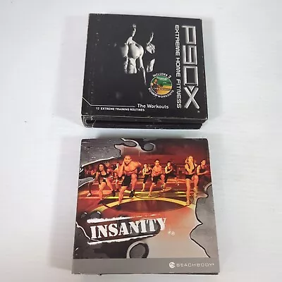 P90X Extreme Home Fitness Workout 12 DVD Workout Set + Insanity 10 DVD Set • $29.95