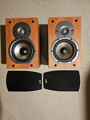 Polk Audio Monitor 35B Cherry Bookshelf Speakers • $29.99