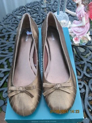 £12 • Buy M&s Footglove Bronze Leather Shoes Size 7 Uk 40.5 Eu Brand New Rrp £35