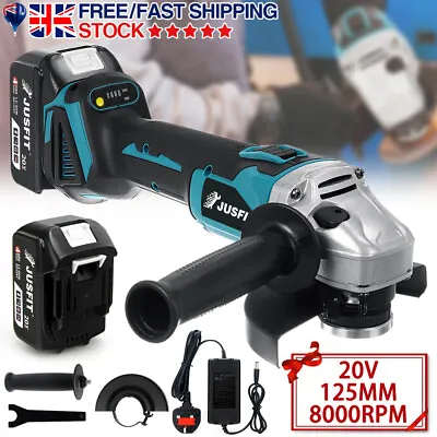 For Makita Battery 125mm Brushless Angle Grinder Li-ion Battery Cordless Replace • £27.39