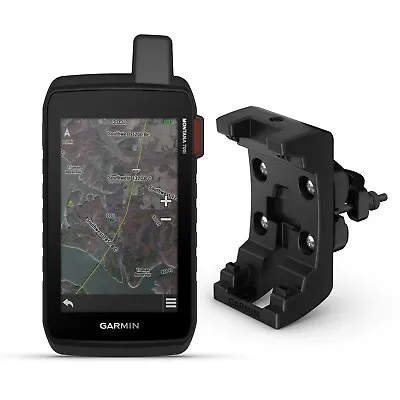 Garmin Montana 700i GPS With Bicycle Handlebar Mount Bundle 010-02347-10 • $709.99