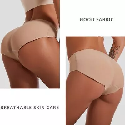 Bum Butt Lift Enhancer Pants  Women Buttock Padded Underwear Briefs Knickers • £8.99