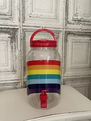 Sunnylife Drinks Dispenser Cocktails Camping Rainbows New Party Summer • £11.70