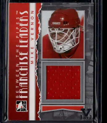 2010 ITG Between The Pipes #FL-05 Mike Vernon Franchise Leaders Silver Vault 1/1 • $36.57