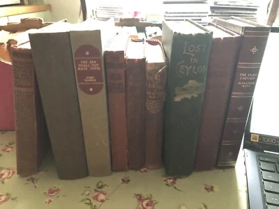 £12 • Buy VINTAGE BOOKS JOBLOT X9  - Walter Scott, Dennis Wheatley Etc
