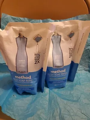 Method Dish Soap Refill With Plant Base Grease Cutting Power 2 Packs • $37.95