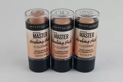 3 Maybelline Master Strobing Stick Illuminating Highlighter 200 Medium • $30.95