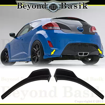 For 2012-2017 Hyundai Veloster OE Style Rear Bumper Chin Body Kit MATTE BLACK • $54.99