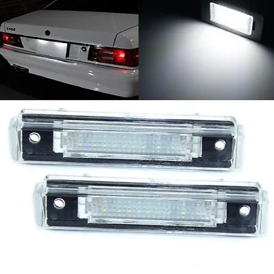 CANBUS 6000K Pure White LED License Plate Light Fits 89-01 R129 SL500 W124 93-96 • $32