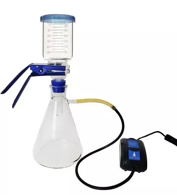 $79.99 • Buy Labnique Glass Vacuum Filtration Distillation Apparatus With Compact Vacuum Pump