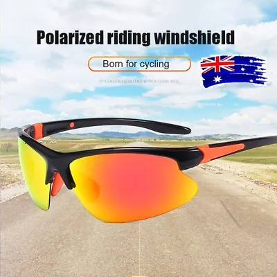 $14.50 • Buy Men's Polarized Glasses Ultralight UV Protective Cycling Sport Sunglasses Hot AU