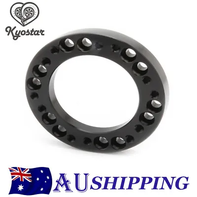 Black Steering Wheel Hub Adapter Spacer Kit For MOMO  To NARDI Quick Release • $23.99