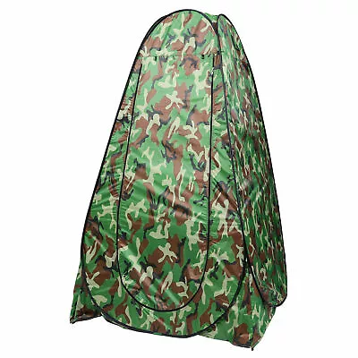 Pop Up Privacy Shower Toilet Tent Dressing Room W/Carry Bag For Camping Beach • $23.90