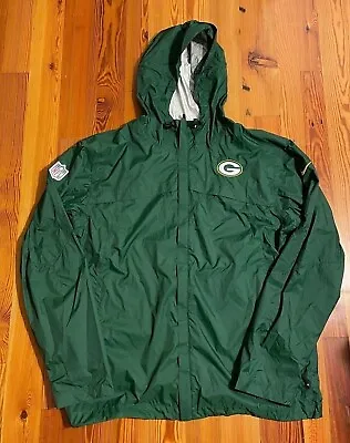 Green Bay Packers Elliott Wolf Team Issued Nike Sideline Jacket Large 2012 NFL • $99.99