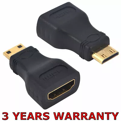 $2.89 • Buy Mini HDMI Male To HDMI Female Plug Adapter Converter Connector For HDTV Monitor