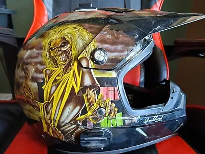 Iron Maiden Rockhard O'NEAL Helmet Full Face Discontinued Limited Edition • $250