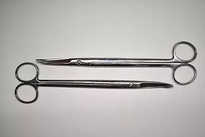$40 • Buy V. Mueller CH2070 Surgical 8 1/2  Curved Jorgenson Scissors SET Of 2 Instruments
