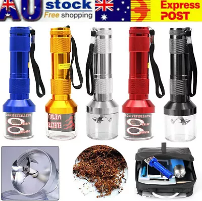 Aluminum Quickly Electric Tobacco Grinder Crusher Herb Spice Smoke Grinders New • $13.49