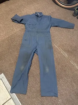 Vintage Big Mac Coveralls Size 40 S Ok Condition Light Blue Made In USA • $30