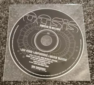 Oasis Promo CD - Familiar To Millions • £13.99