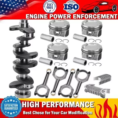 N20 Engine Crankshaft Rods Piston Ring Kit W/ Bearing For BMW 320i N20B20 2.0T • $498.61