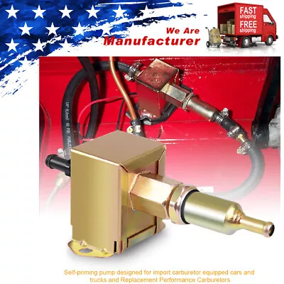 Universal 12V Electric Fuel Pump Facet Style Gas Petrol Diesel Ethanol 4-7 PSI • $17.95